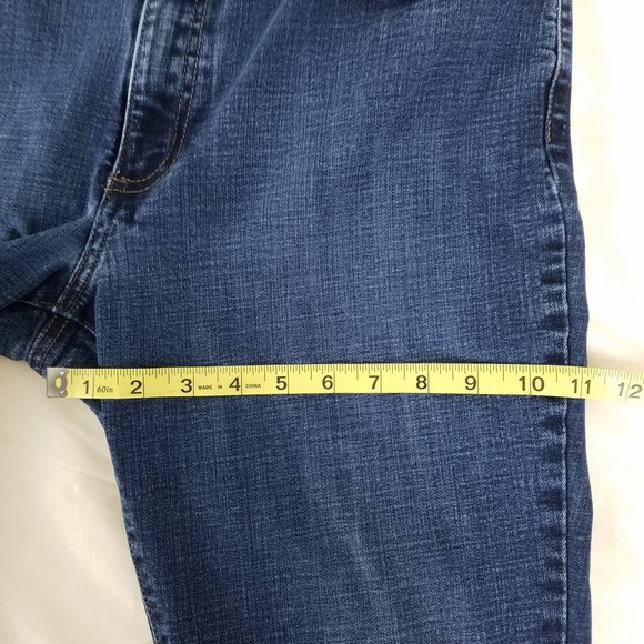 Lee Modern Series Curvy Fit Bootcut Jeans Womens Blue Denim Stretch W32 x L27.5 - Picture 5 of 11